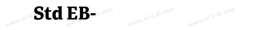 古今髭 Std EB字体转换